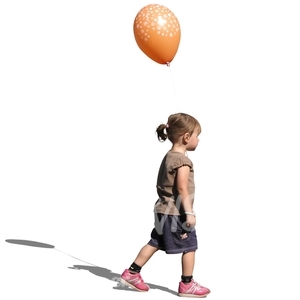 girl with a balloon