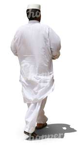 muslim man walking