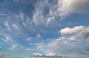 blue sky with some white clouds