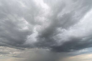 sky with rain clouds