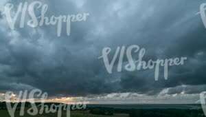 time lapse of a stormy sky clearing up