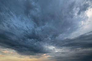 stormy evening sky
