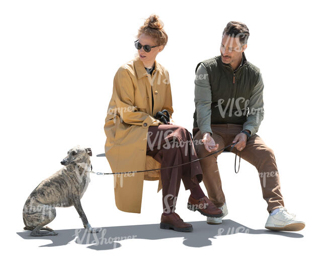 cut out latina woman sitting and reading a book