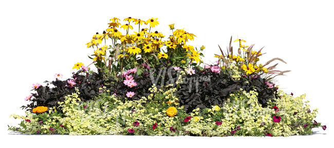 cut out flowerbed