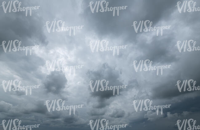 stormy grey sky